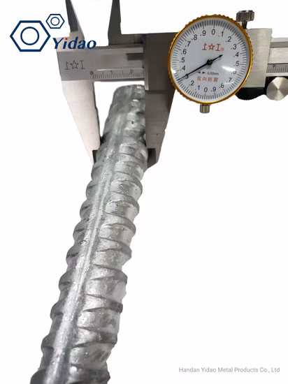 Dia 28mm Full Thread Bar for Slope Stabilization, Soil Nailing